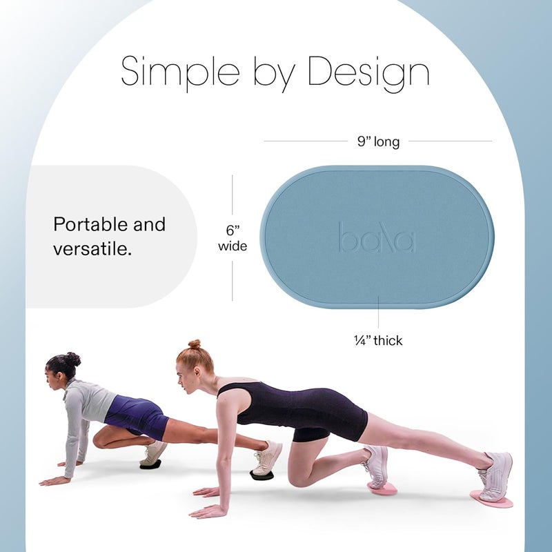Bala Capsule Sliders for Working Out, Core Workout Sliders - Floor Exercise Sliders & Fitness Gliders for Squats, Lunges, & Push-up Variations - Strength Slides for Yoga, Pilates & Aerobics - Image 3